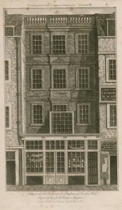 Ház az Old Bailey-ben, egykor Jonathan Wild rezidenciája volt alkotó: English School