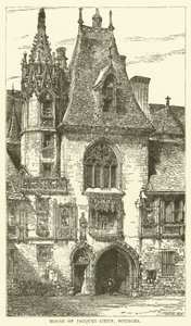 Jacques Coeur háza, Bourges (metszet) alkotó: English School