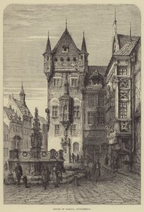 Nassau-ház, Nürnberg (metszet) alkotó: English School