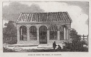Nagy Péter háza, Saardam (metszet) alkotó: English School