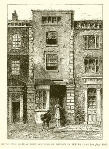 House állítólag Dryden szállta meg a Fetter Lane-ben