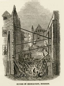 Házak Holborn középső sorban alkotó: English School