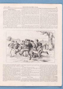 Hogyan játsszunk futballt az egyesületi szabályok szerint, cikk a The Young Fanciers Guide, 1874-ből (lásd még: 315146) alkotó: English School
