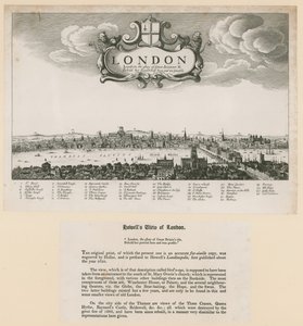 Howells kilátás Londonra alkotó: English School