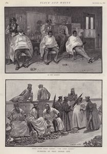 A nyugat-indiai élet humora (litho) alkotó: English School