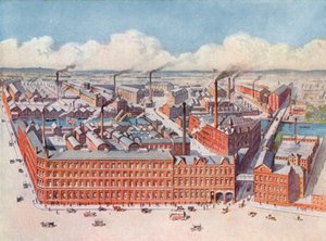Huntley & Palmers Biscuit Manufactory, Reading, Anglia alkotó: English School