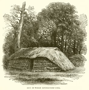 Kunyhó, amelyben Livingstone meghalt alkotó: English School