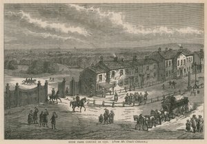 A Hyde Park Corner 1750-ben alkotó: English School