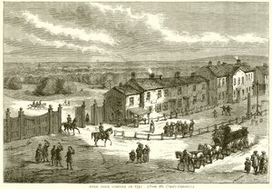 A Hyde Park Corner 1750-ben alkotó: English School