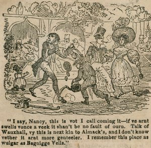 Azt mondom, Nancy, ez vot hívom, hogy jövök; Vauxhall Gardens, London alkotó: English School