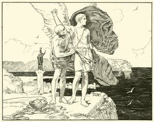 Icarus (tinta papíron) alkotó: English School