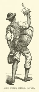 Jeges víz eladó, Nápoly alkotó: English School