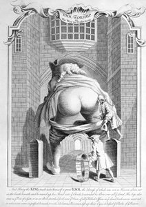 Bálványimádás vagy a preferencia útja, 1740 alkotó: English School
