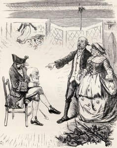 Illusztráció J. Leech nyomán a „The Legend of Hamilton Tighe” című vershez, Thomas Ingoldsby „The Ingoldsby Legends or Mirth and Marvels” című költeményéhez, 1865-ben megjelent