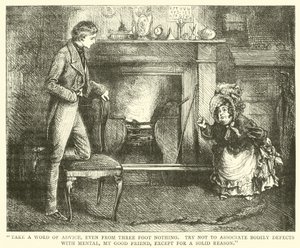 Illusztráció David Copperfieldhez (metszet) alkotó: English School