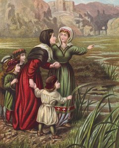 Illusztráció John Bunyan Zarándoklatához (színes litográfia) alkotó: English School