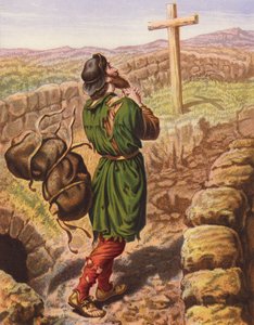 Illusztráció John Bunyan Zarándoklatához (színes litográfia) alkotó: English School