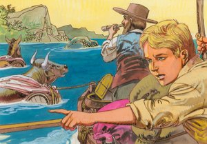 Illusztráció: Swiss Family Robinson alkotó: English School