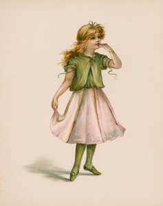 Illusztráció: A virágok nyelve (chromolitho) alkotó: English School