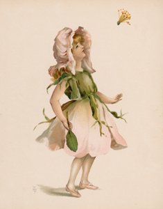 Illusztráció: A virágok nyelve (chromolitho) alkotó: English School