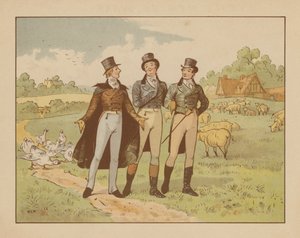 Illusztráció a The Men of Ware, 1880 körül (színes litográfia) alkotó: English School