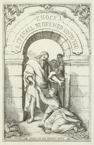 Illusztráció a zarándokok fejlődéséhez, John Bunyantól alkotó: English School