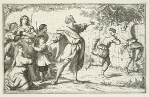 Illusztráció a zarándokok fejlődéséhez, John Bunyantól alkotó: English School