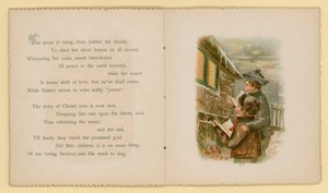 Dora Ross illusztrációja a Tidings Of Joy-hoz (színes litográfia) alkotó: English School