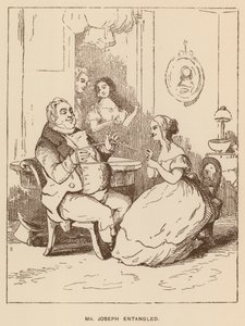 Illusztráció a Vanity Fairhez, Thackeray (litho) alkotó: English School