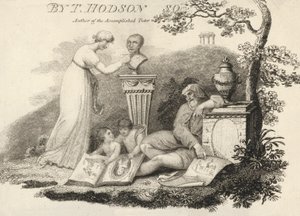 Illusztráció Thomas Hodson, a "The Accomplished Tutor" szerzőjének könyvéből (metszet). alkotó: English School