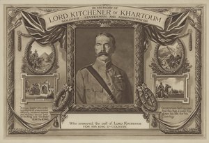 A kartúmi Lord Kitchener emlékére alkotó: English School