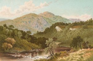 A Trossachok hágójában alkotó: English School