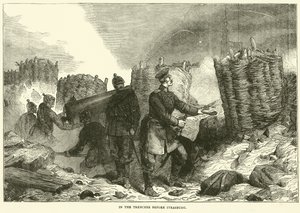 A Strasburg előtti árkokban, 1870. szeptember alkotó: English School