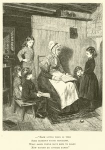 Csecsemő tanulók (metszet) alkotó: English School