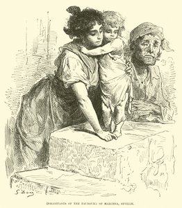 A sevillai Marcena faubourg lakói alkotó: English School