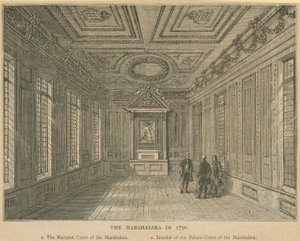 A marshalsea-i börtön palotaudvarának belseje alkotó: English School