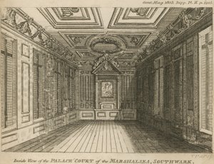 A marshalsea-i börtön palotaudvarának belseje alkotó: English School