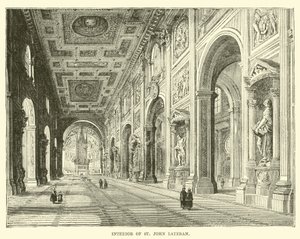 Lateráni Szent János belseje alkotó: English School