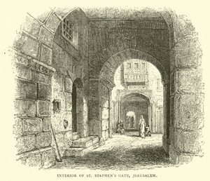 A Szent István-kapu belseje, Jeruzsálem alkotó: English School