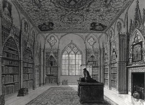 Eperdomb belseje (litho) fekete-fehér fotó) alkotó: English School