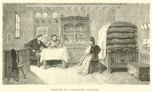 Egy román lakóház belseje alkotó: English School