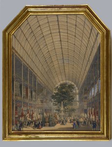 A Kristálypalota belseje, 1851 alkotó: English School