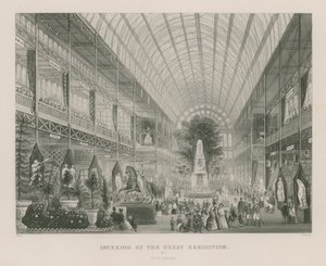 A Nagy Kiállítás belseje, 1851, Déli Keresztút alkotó: English School