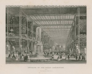 A Nagy Kiállítás belseje, 1851, a kereszthajóból keletre nézve alkotó: English School
