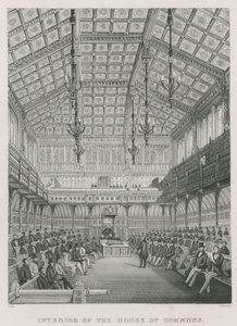 Az alsóház belseje alkotó: English School