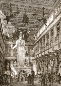 A Parthenon belseje, felújított alkotó: English School