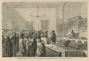 A Temzei Rendőrbíróság belseje alkotó: English School