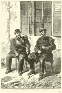 Interjú Napóleon és Bismarck között Doncheryben, 1870. szeptember alkotó: English School