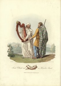 Ír ottamh és egy heraldikai bárd alkotó: English School