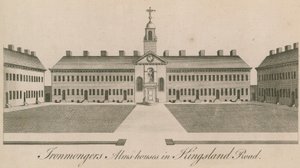 Ironmongers Almshouses a Kingsland Roadon alkotó: English School